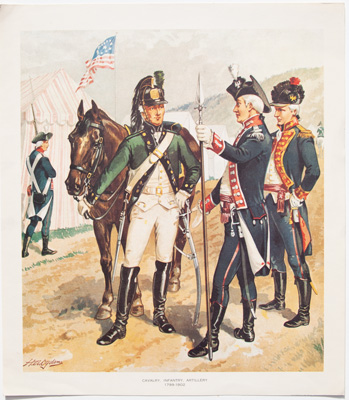 Cavalry, Infantry, Artillery
1799-1802 